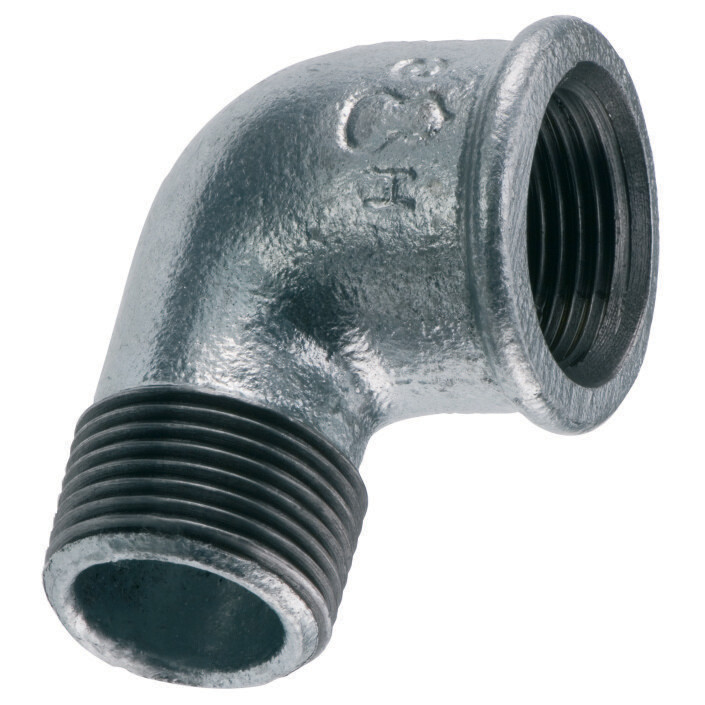 GOMITO M.F. 1/4 IN GHISA ZINCATA FIG.92