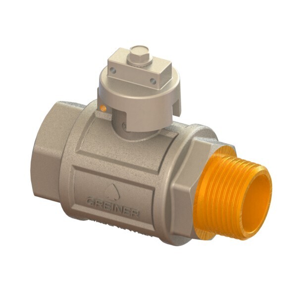 GREINER 1" M.F. VALVOLA SFERA PER ACQUA CON CAPPELLOTTO SIGILLABILE
