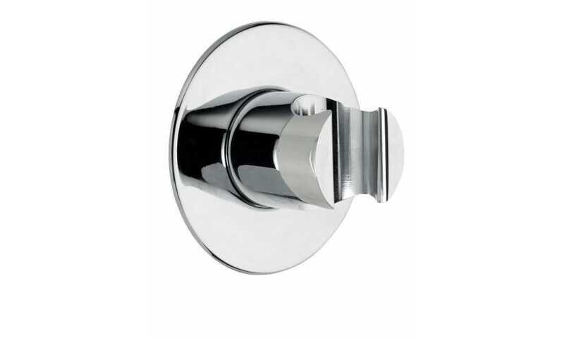BOSSINI CA2000 SUPPORTO FISSO IN OTTONE CON ROSONE TONDO-OTTONE CROMATO