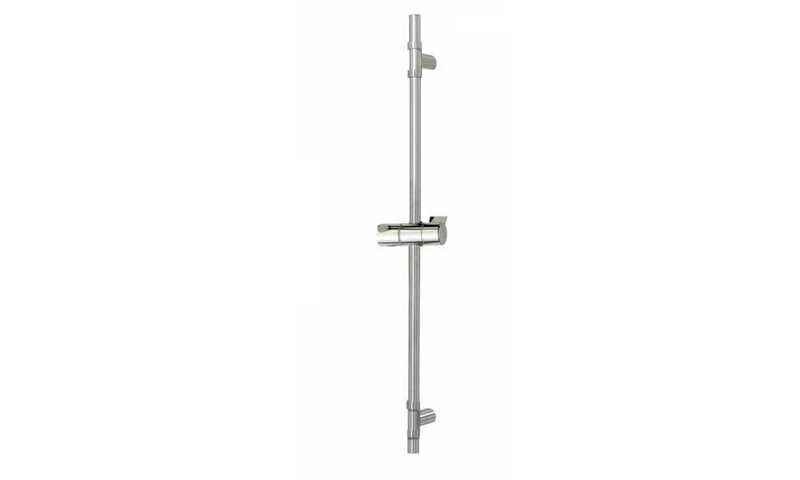BOSSINI DA3000B ASTA MURALE MINIMAL Ø 25 ALTEZZA CM.80 CON SUPPORTO SUPERIORE REGOLABILE IN ALTEZZA
