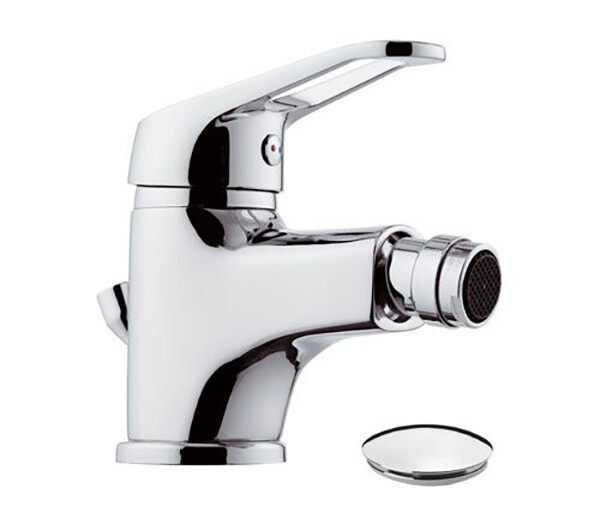 REMER SERIE REMIX  MISCELATORE BIDET CON SCARICO 1.1/4-CROMATO-LEVA MOD.7