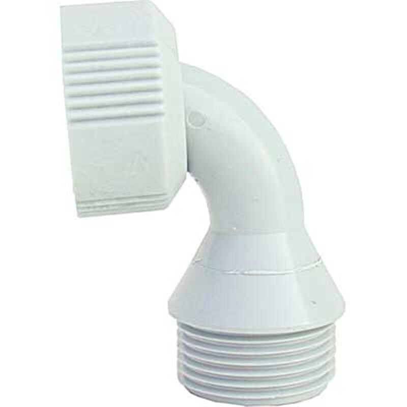 CURVETTA 90° CON DADO GIREVOLE 3/4 M.F. PER TUBO CARICO LAVATRICE/LAVASTOVIGLIE