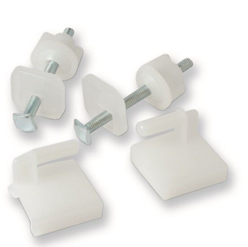 COPPIA CERNIERA PER COPRIWATER S12 CON VITI ZINCATE E BASETTA