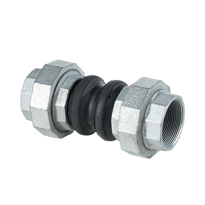 GIUNTO ELASTICO IN GOMMA FILETTATO 1.1/2 A BOCCHETTONE