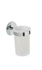 PORTABICCHIERE VETRO ACIDATO IN OTTONE CROMATO DA INCOLLO-COLLEZIONE MAYKOLL PORTABICCHIERE VETRO ACIDATO IN OTTONE CROMATO DA INCOLLO-COLLEZIONE MAYKOLL