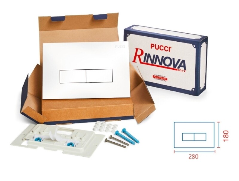KIT RINNOVA PUCCI ECO PLACCA LINEA BIANCA + SPORTELLO ECO 80139560