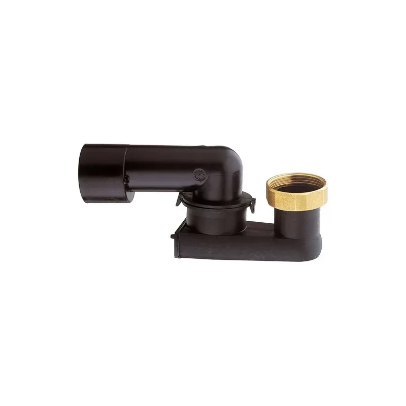 TEA SIFONE VASCA RIBASSATO IN PP CON DADO OTTONE 1.1/2 x 40/50