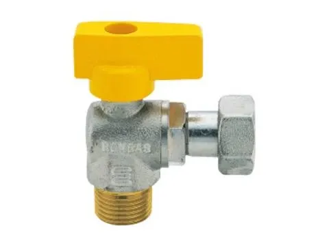 RUBINETTO SFERA GAS A SQUADRA MASCHIO 3/4 x 3/4 GIRELLO FEMMINA- BONGAS