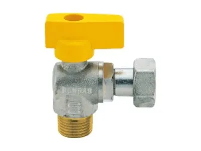 RUBINETTO SFERA GAS A SQUADRA MASCHIO 3/4 x 3/4 GIRELLO FEMMINA- BONGAS