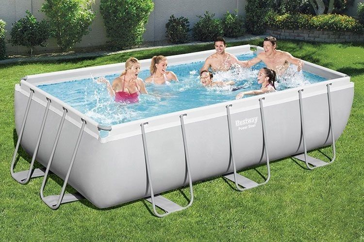PISCINA POWER STEEL FRAME FUORI TERRA RETTANGOLARE cm 404 x 201 x 100