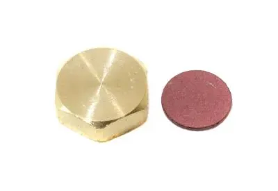 GIACOMINI TAPPO TERMINALE FEMMINA 24/19 PER COLLETTORI IN OTTONE GIALLO GIACOMINI TAPPO TERMINALE FEMMINA 24/19 PER COLLETTORI IN OTTONE GIALLO