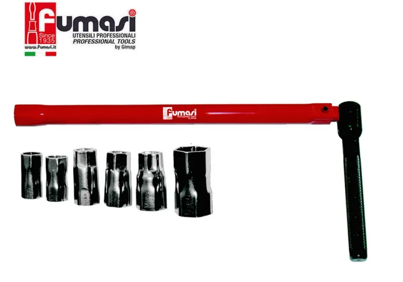 FUMASI CHIAVE ESAGONALE PER MONTAGGIO MISCELATORI CON 6 BUSSOLE TIPO ECO