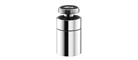 AREATORE A SNODO MINIMALISTA FILETTO MASCHIO 16x1-OTTONE CROMATO AREATORE A SNODO MINIMALISTA FILETTO MASCHIO 16x1-OTTONE CROMATO