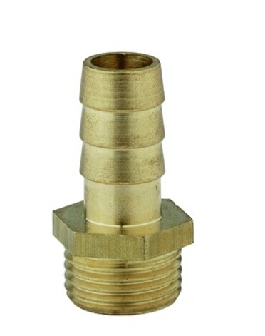 PORTAGOMMA MASCHIO 3/8 x 15 TIPO ROMA -OTTONE GIALLO