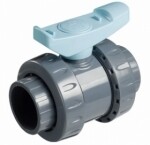 ASTORE VALVOLA SFERA D.50 IN PVC AD INCOLLO SERIE " PISCINA E INDUSTRIA "