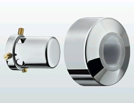 CAPPUCCIO UNIVERSALE TIPO LUSSO PER RUBINETTO ARRESTO INCASSO -OTTONE CROMATO CAPPUCCIO UNIVERSALE TIPO LUSSO PER RUBINETTO ARRESTO INCASSO -OTTONE CROMATO