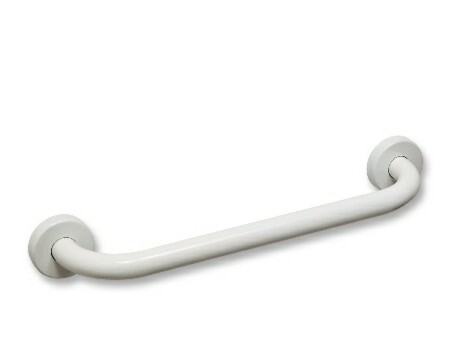 MANIGLIONE DI SICUREZZA DIRITTO CM.45 IN ACETALICO BIANCO