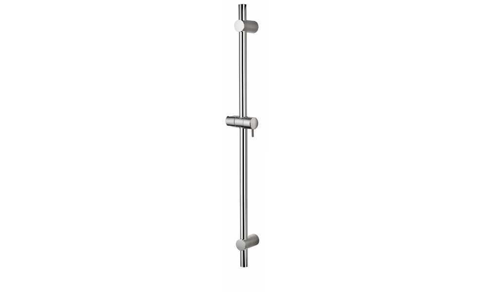 BOSSINI ASTA MURALE CM.70 D.25 MM CON SUPPORTI REGOLABILI INTERASSE MASSIMO 67 CM. - CROMATO
