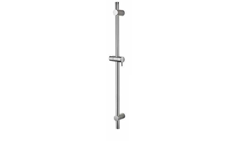 BOSSINI ASTA MURALE CM.70 D.25 MM CON SUPPORTI REGOLABILI INTERASSE MASSIMO 67 CM. - CROMATO