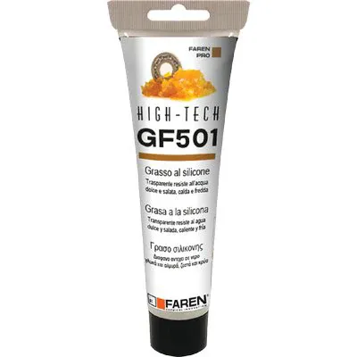 GF501 GRASSO AL SILICONE TRASPARENTE TUBETTO ML.125