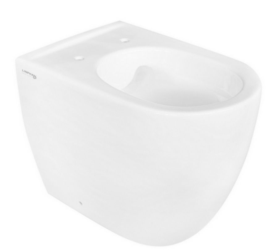 VASO FILO MURO RIMLESS MOD. GRETA BIANCO SCARICO UNIVERSALE