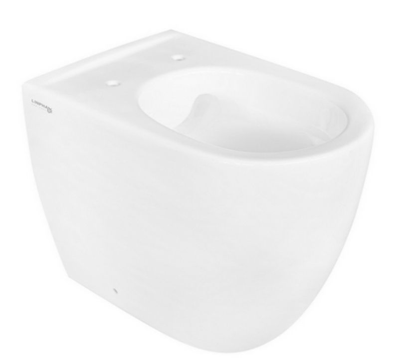 VASO FILO MURO RIMLESS MOD. GRETA BIANCO SCARICO UNIVERSALE