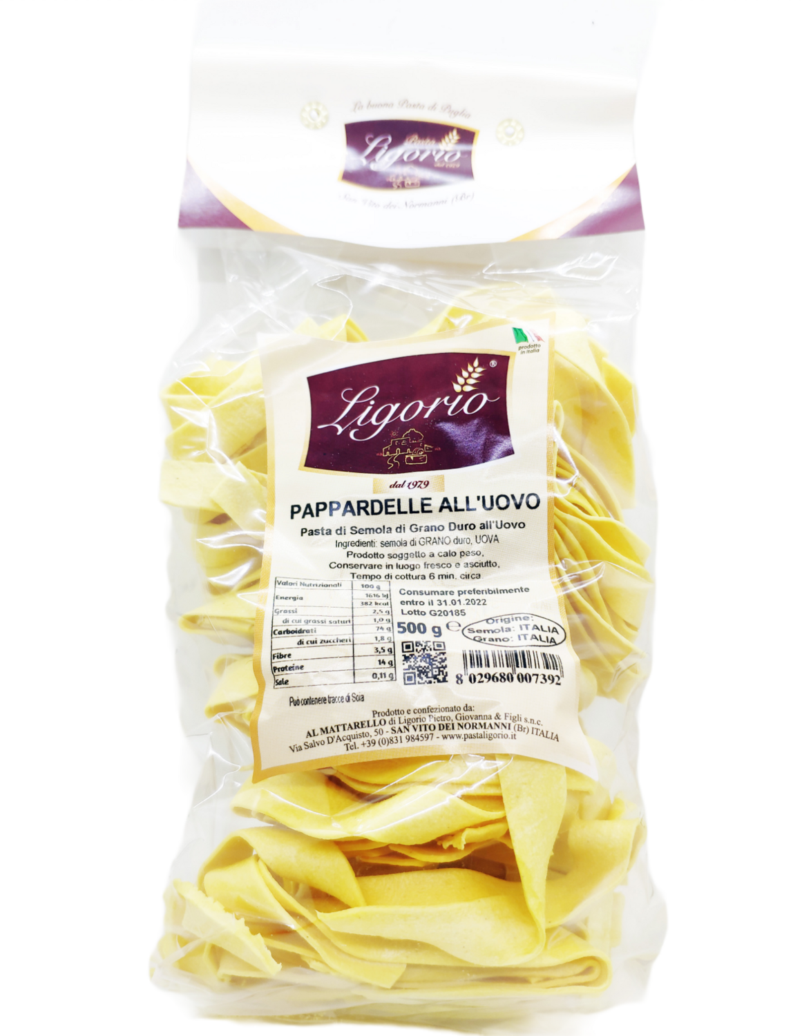 Pappardelle all'uovo - Ligorio