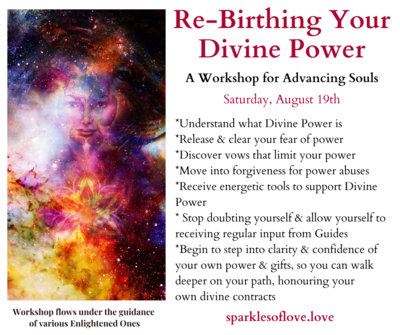 Re-Birthing Your Divine Power