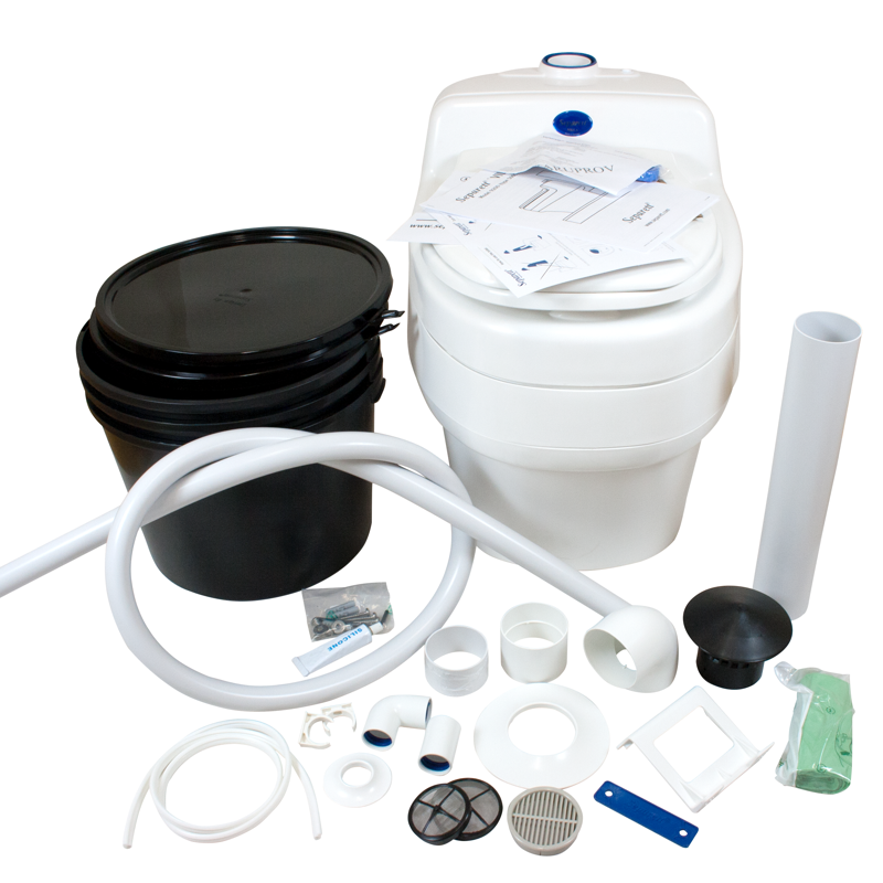 Separett Urine diverting toilet Villa® 9010 Composting toilets for