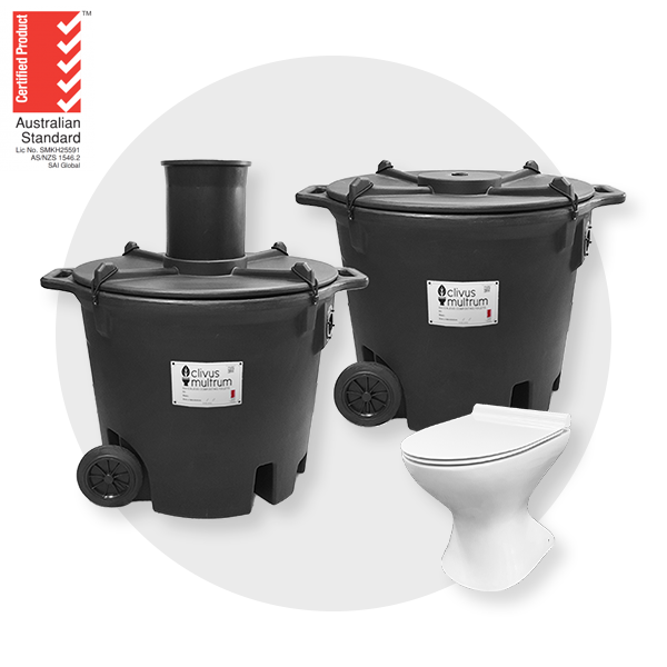 Clivus Multrum™ High Profile (CM HP) with Porcelain Pedestal