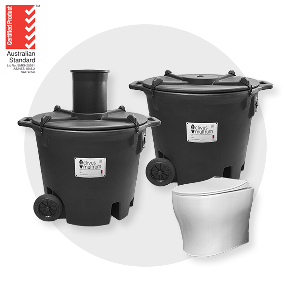 Clivus Multrum™ High Profile (CM HP) with Porcelain Pedestal Options