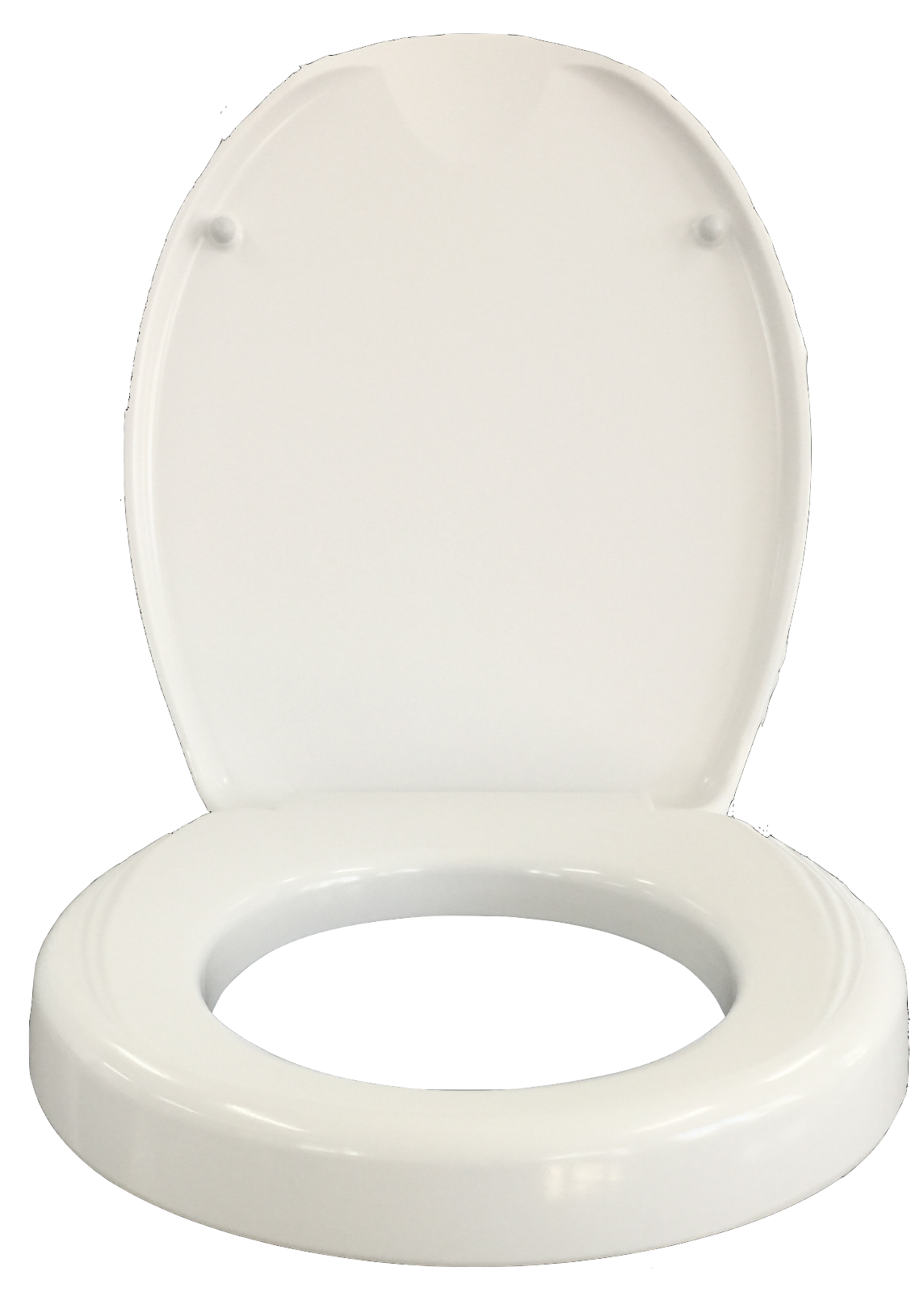 Highlock Assistance Toilet Seat to suit Polymarble Pedestal Greywater