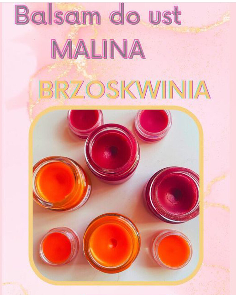 Balsam Do Ust Malina Lub Brzoskwinia