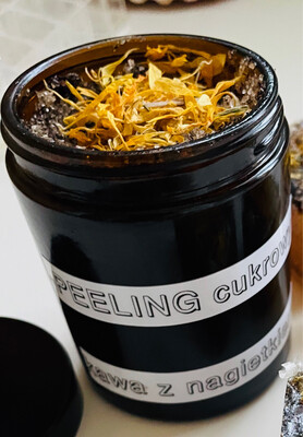Peeling Cukrowy Kawa Z Nagietkiem I Eliksirem Relaksującym