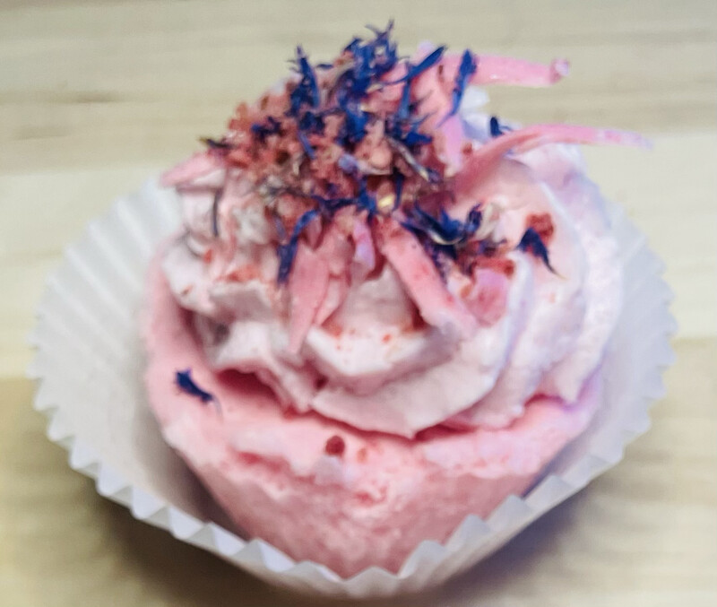 Muffina Musująca Z Mydłem Geranium