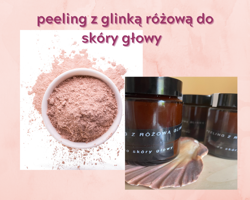 Peeling Do Skóry Głowy Z Różową Glinką
