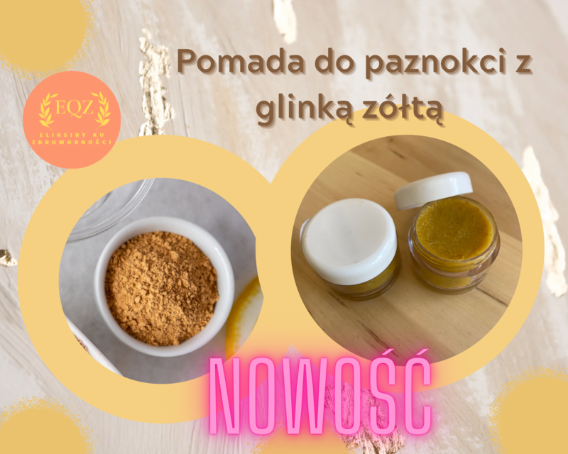 Pomada Do Paznokci Z Glinką żółtą