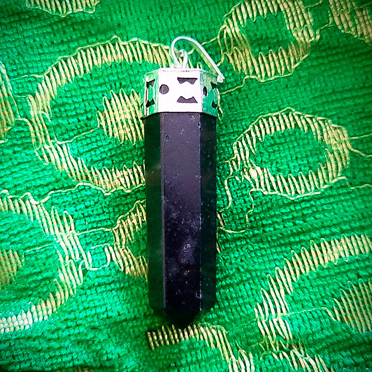 Energized Black Tourmaline Pendant
