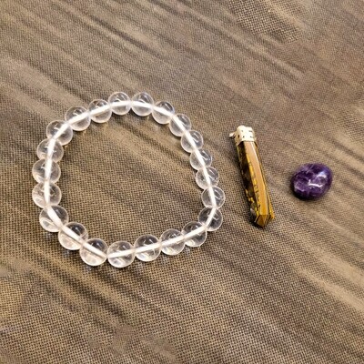 Energized Bracelet + Pendant + Pebble Combo for Inner Strength