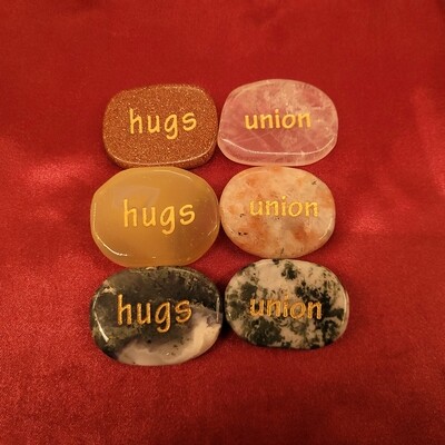 Hugs & Union Energized Wish Making Pebbles