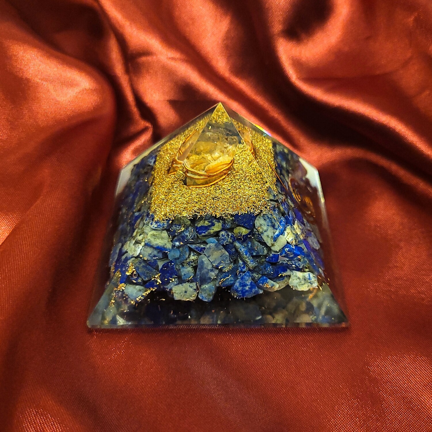 Energized Lapis Lazuli Pyramid