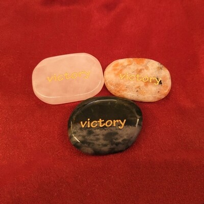 Victory Energized Wish Making Pebbles