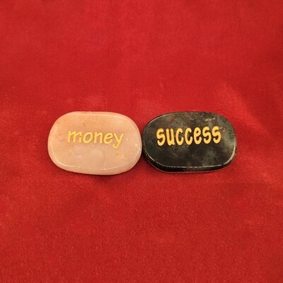 Money & Success Energized Wish Making Pebbles