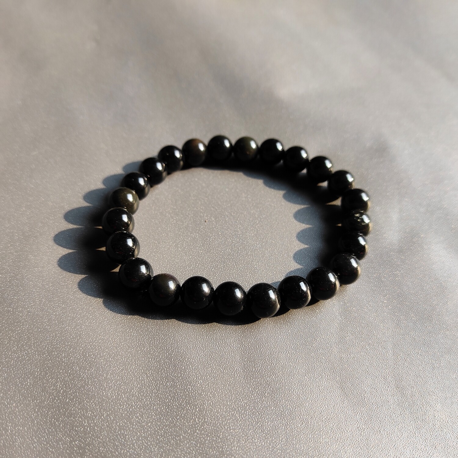 Energized Black Obsidian Bracelet