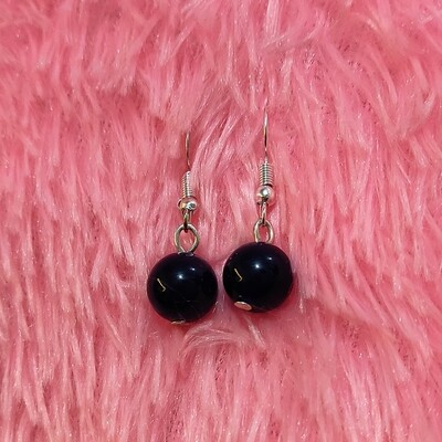 Energized Blue Onyx Earrings