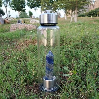 Energized Sodalite Crystal Bottle