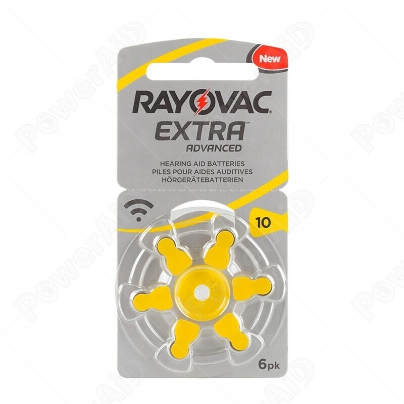 BLISTER 6 PILE RAYOVAC EXTRA - 10