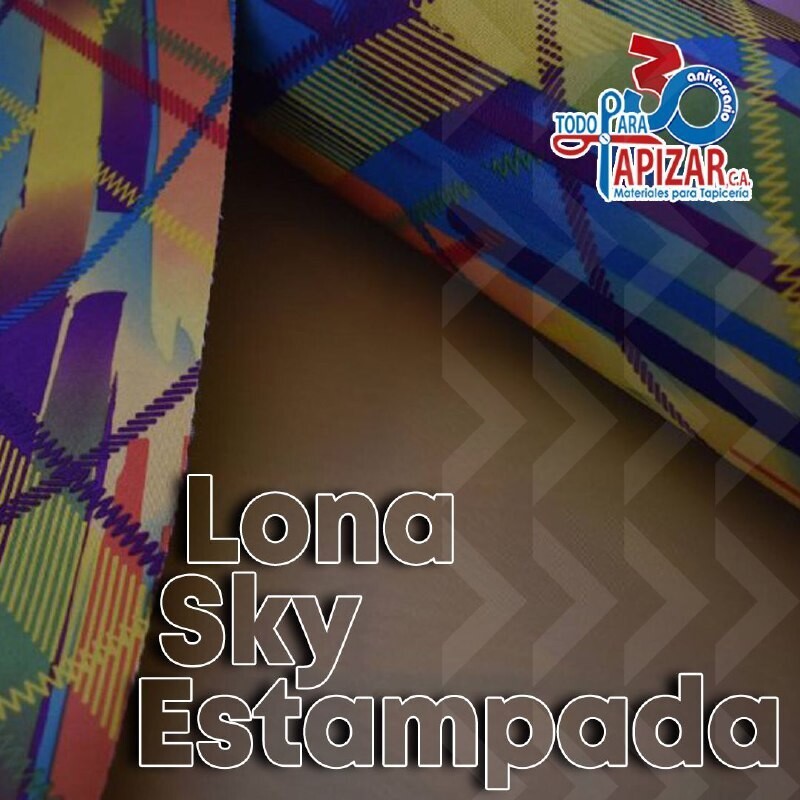 Lona sky estampada