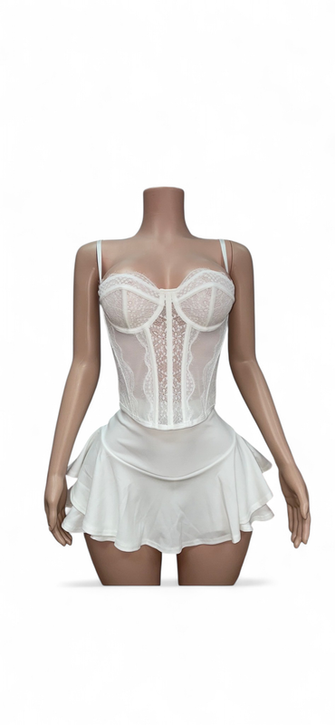 White Lace Cami Top