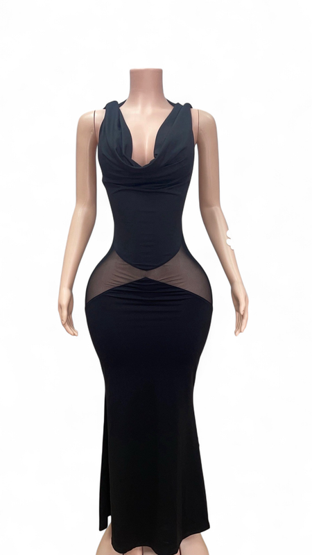 Hooded Bodycon Dress
